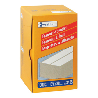 Avery 3435 franking labels 135 x 38 mm white (1000 labels) 3435 212224
