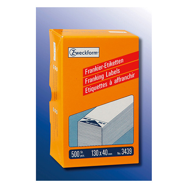 Avery 3439 franking labels 130 x 40 mm white (500 labels) 3439 212222 - 1