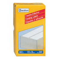 Avery 3441 franking labels 128 x 38 mm white (500 labels)