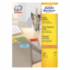Avery 3455 multi-purpose labels 105 x 37 mm yellow (1600 labels)