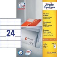 Avery 3474-200 white multi-purpose, 70mm x 37mm (4800 labels) 3474-200 212474