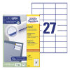 Avery 3479 multi-purpose labels 70 x 32 mm (2700 labels)