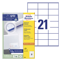 Avery 3481 multi-purpose labels 70 x 41 mm (2100 labels) 3481 212044
