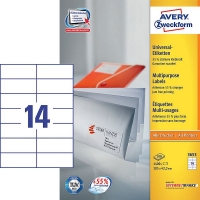 Avery 3653 multi-purpose labels 105 x 42.3 mm (1400 labels) 3653 212008
