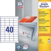 Avery 3657 multi-purpose labels 48.5 x 25.4 mm (4000 labels)