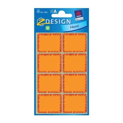 Avery 3702A orange freezer labels, 28mm x 36mm (40 labels) 3702A 212530 - 1