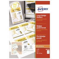 Avery 4834XL A6 badge holder with lanyard set 105 x 148 mm (52 pack) 4834XL 212777