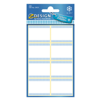 Avery 59371 blue/white freezer labels, 28mm x 36mm (40 labels) 59371 212651