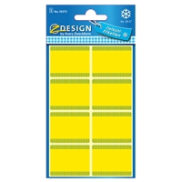 Avery 59373 yellow freezer labels, 28mm x 36mm (40 labels)(6-pack) 212943