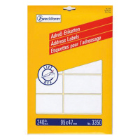 Address labels 95mm x 47mm | Avery Ready Index | 240 labels 212314