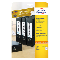Avery C32267-25 binder spine insert cards 54mm x 190mm (125 labels) C32267-25 212816