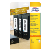 Avery C32267-25 binder spine insert cards 54mm x 190mm (125 labels)