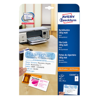 Index cards (105 x 75mm, blank) | Avery C32254-25 | 200-pack 212794