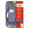 Avery J4785-20 self-adhesive name badge labels 50x80 mm (200 labels) 212686 - 1