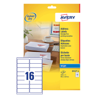 Avery J8162-10 address labels 99.1 x 33.9 mm (160 labels) J8162-10 212630