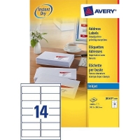 Avery J8163-100 mailing labels 99.1 x 38.1 mm (1400 labels) J8163-100 212310