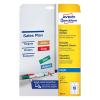 Avery J8871-5 white magnetic labels, 78mm x 28mm (90 labels)