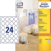 Avery L3415-100 white round promotional labels, 40 mm (2400 labels) L3415-100 212462