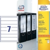 Avery L4760-25 white spine labels, 192mm x 38mm (175 labels) 212514 - 1