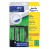 Avery L4768-20 green spine labels, 192mm x 6mm (80 labels) 212524 - 1