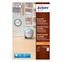 Avery L7104REV-20 round removable product labels, Ø 60mm (240 labels) L7104REV-20 212604