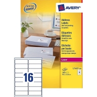 Avery L7162-100 Quick Peel Address Labels 99.1 x 33.9 mm (1600 labels) L7162-100 212108