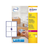 Avery L7166B-100 BlockOut parcel labels 99.1 x 93.1 mm (600 labels) L7166B-100 212808