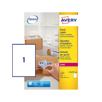 Avery L7167B-100 BlockOut parcel labels, 199.6mm x 289.1mm (100 labels) L7167B-100 212809
