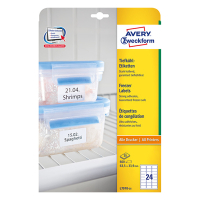 Avery L7970-25 frozen food labels 63.5mm x 33.9mm (600 labels) L7970-25 212658
