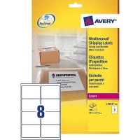 Avery L7993-25 ultra-strong shipping labels, 99.1mm x 67.7mm (200 labels) L7993-25 212645