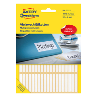 Label multi-purpose sticker sheets 37mm x 5mm | Herma 3322 | 1976 labels 212174