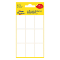 Label multi-purpose sticker sheets 38mm x 24mm | Avery 3045 | 63 labels 212184