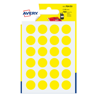 Marking dots Ø15mm (yellow) | Avery PSA15J | 168 stickers 212719