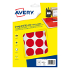 Marking dots Ø30mm (red) | Avery PET30R | 240 stickers 212724 - 1