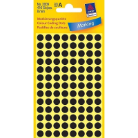 Marking dots Ø8mm (black) | Avery 3009 | 4,160 stickers