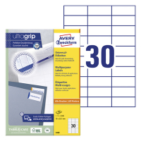 Multi-purpose labels (70 x 29.7mm) | Avery 3489 | 3,000 labels 212480