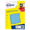 Avery PET08B blue marking dots, Ø 8mm (2940 labels)