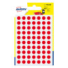 Avery PSA08R red marking dots, Ø 8mm (490 labels)