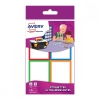 Avery family RES 16 ultra strong rectangular labels 45 x 65mm red (16 pack) RES16 212796