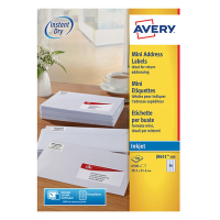 Avery mailing labels J8651-100, 38.1mm x 21.2mm (6500 labels) J8651-100 212262