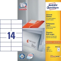 Avery multi-purpose labels 3653-200 105 x 42.3 mm (2800 labels) 3653-200 212486