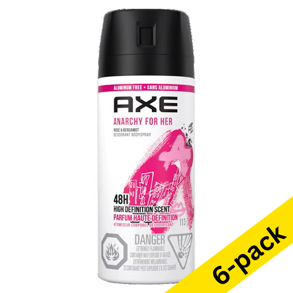 Axe Anarchy for Her deodorant body spray, 150ml (6-pack)  SAX00225 - 1