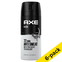 Axe Black deodorant, 150ml (6-pack) SAX00223