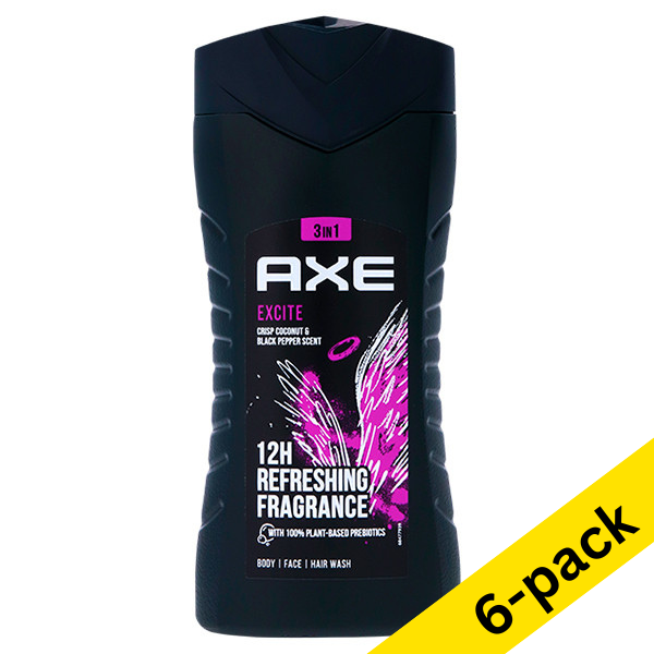 Axe Excite shower gel, 250ml (6-pack) SAX00166 - 1