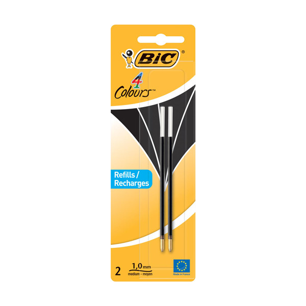 BIC 4-Colour black medium ballpoint pen refill (2-pack) 931779 224653 - 1