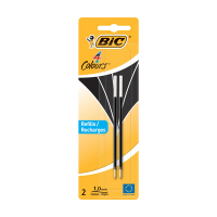 BIC 4-Colour black medium ballpoint pen refill (2-pack) 931779 224653