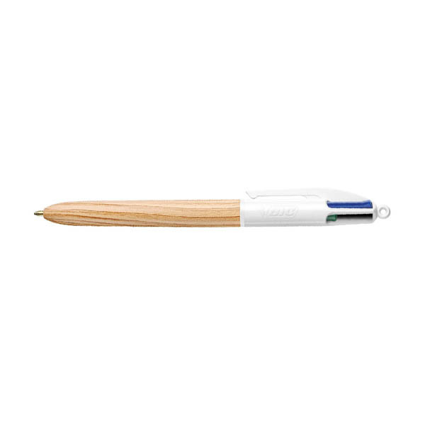 Ballpoint pen | Wood | BIC 4 Colours 279998 - 1
