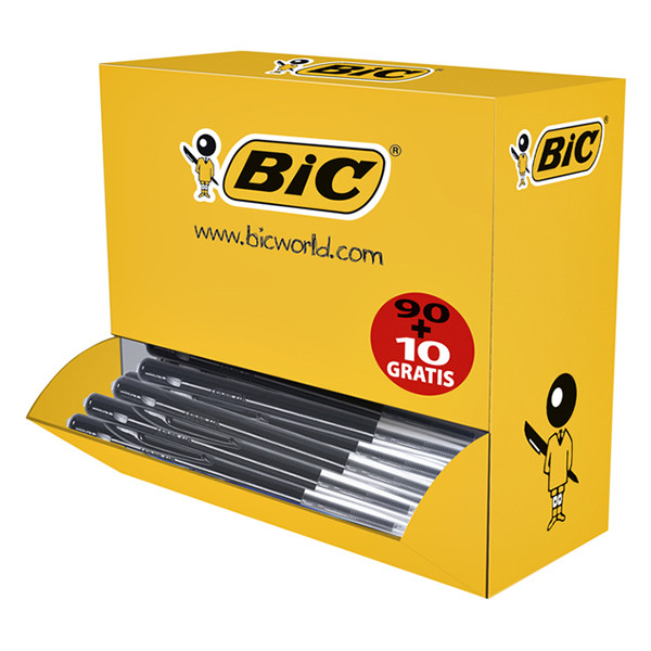 Ballpoint pen | black | BIC M10 Clic | 100-pack 224669 - 1