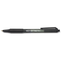 Ballpoint pen | black | BIC Soft Feel clic grip | 12-pack 224625