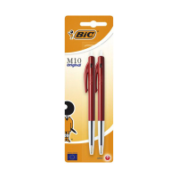 Ballpoint pen | red | BIC M10 Clic | 2-pack 224658